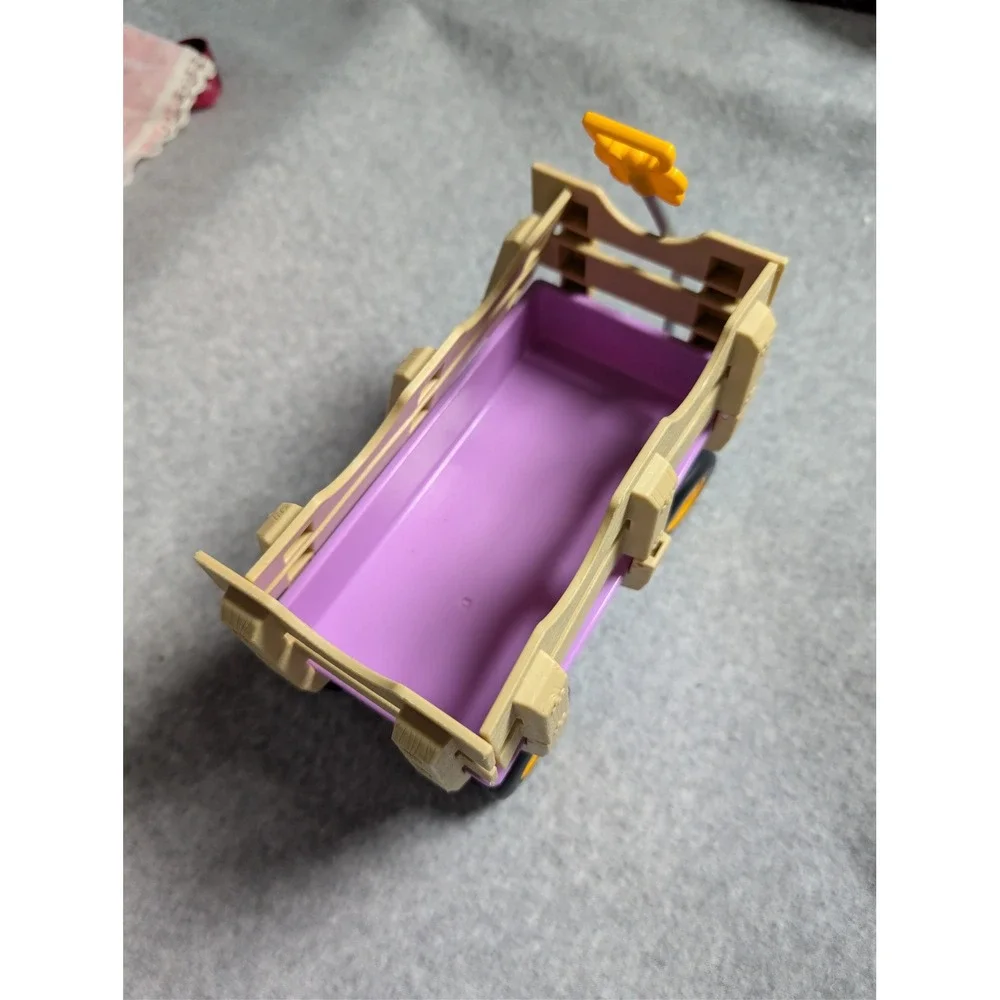 American Girl Doll Accessory Lot Purple Garden Wagon Pink Lace Dress Shoes